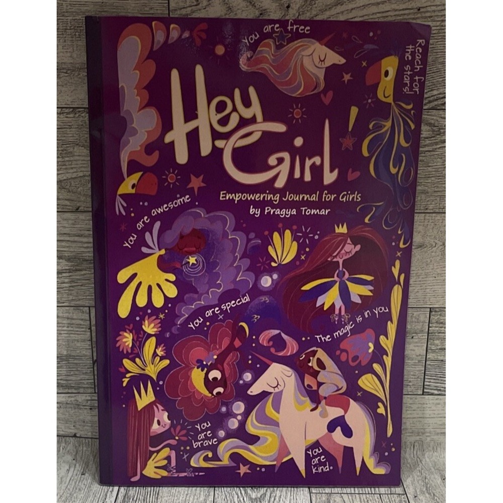Hey Girl! Empowering Journal for Girls : Activity Book with Princesses, Mermaids